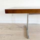 Mid Century Stendig Desk w/ Chrome Base