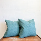 Turquoise Tweed 20" Pillow