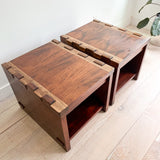 Pair of Brutalist Style Lane End Tables