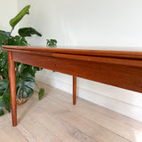 Danish Teak Expandable Dining Table