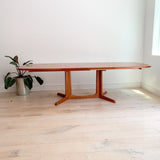 Danish Teak Dining Table w/ 2 Leaves