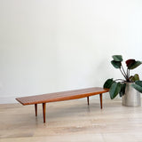 Mid Century Modern Slat Bench