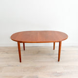 Danish Teak Dining Table w/ 2 Leaves