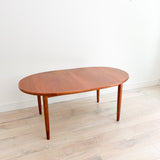 Danish Teak Dining Table w/ 2 Leaves