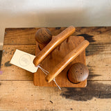 Wooden Napkin and Shaker Set