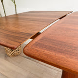 Arne Vodder Danish Teak Expandable Dining Table