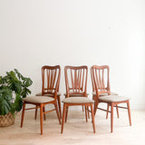 Set of 6 Ingrid Chairs by Niels Koefoed