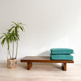 Mid Century Bench w/ Cushions by Hibriten