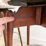 Set of 3 Mid Century Walnut Bar Stools