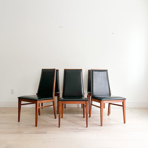 Set of 6 Walnut Dillingham Dining Chairs