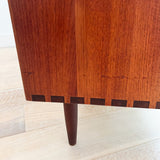 Solid Teak Credenza by Johannes Aasbjerg