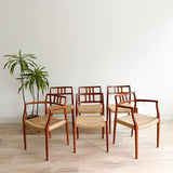 Set of 6 Niels Moller Chairs #79 and #64