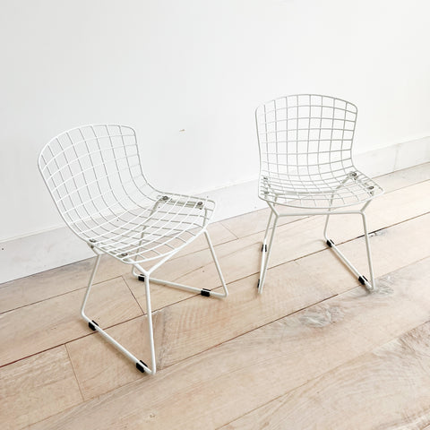 Pair of Small Kids Bertoia Style Chairs