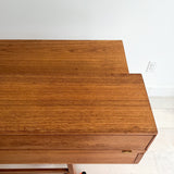 Danish Teak Flip Top Desk