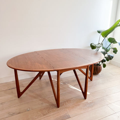 Niels Koefoed Gateleg Teak Dining Table