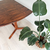 Danish Rosewood Dining Table w/ 2 Leaves