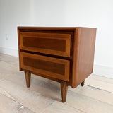 American of Martinsville Walnut Nightstand