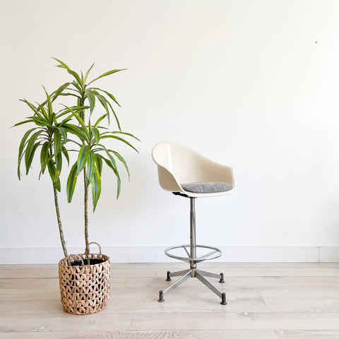 Mid Century Shell Bar Stool