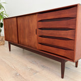 Solid Teak Credenza by Johannes Aasbjerg