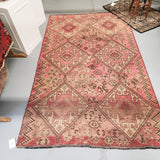 Vintage Wool Rug Approx 7' x 4.5'