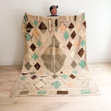 Moroccan Rug - Mint Green