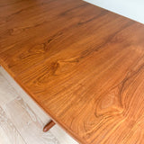 Danish Teak Skovby Dining Table w/ 2 Leaves