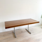 Mid Century Stendig Desk w/ Chrome Base