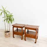 Pair of Kent Coffey Amerasia End Tables