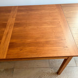 Danish Teak Expandable Dining Table