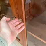 Danish Teak Curio Cabinet