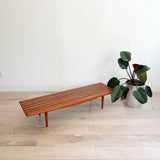 Mid Century Modern Slat Bench