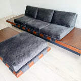 Adrian Pearsall Sofa + Coffee Table w/ Ottoman Set