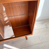 Danish Teak Curio Cabinet