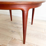 Johannes Andersen Teak Dining Table w/ 2 Leaves