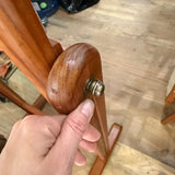 Mid Century Standing Teak Mirror