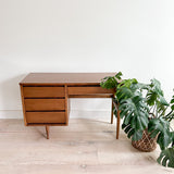 Mid Century Formica Top Desk by Bassett