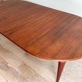 Johannes Andersen Teak Dining Table w/ 2 Leaves