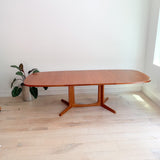 Danish Teak Dining Table w/ 2 Leaves