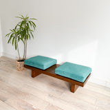 Mid Century Bench w/ Cushions by Hibriten