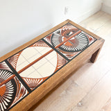 Vintage Southwestern Coffee Table w/ Coasters