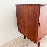 Solid Teak Credenza by Johannes Aasbjerg