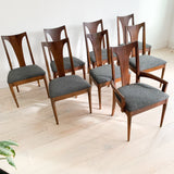 Set of 8 Broyhill Brasilia Dining Chairs