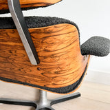 Rosewood Eames Style Lounge Chair + Ottoman