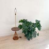 Mid Century Floor Lamp w/ Attached End Table