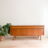 Mid Century Low Dresser by Dixie