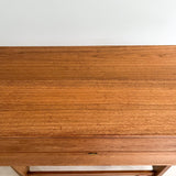 Danish Teak Flip Top Desk