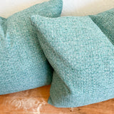 Turquoise Tweed 20" Pillow