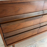 Mid Century Bassett Low 9 Drawer Dresser