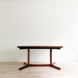 Danish Rosewood Dining Table w/ 2 Leaves