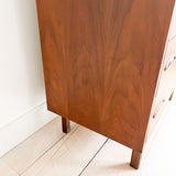 Formica Top Highboy w/ Sculpted Drawer Pulls